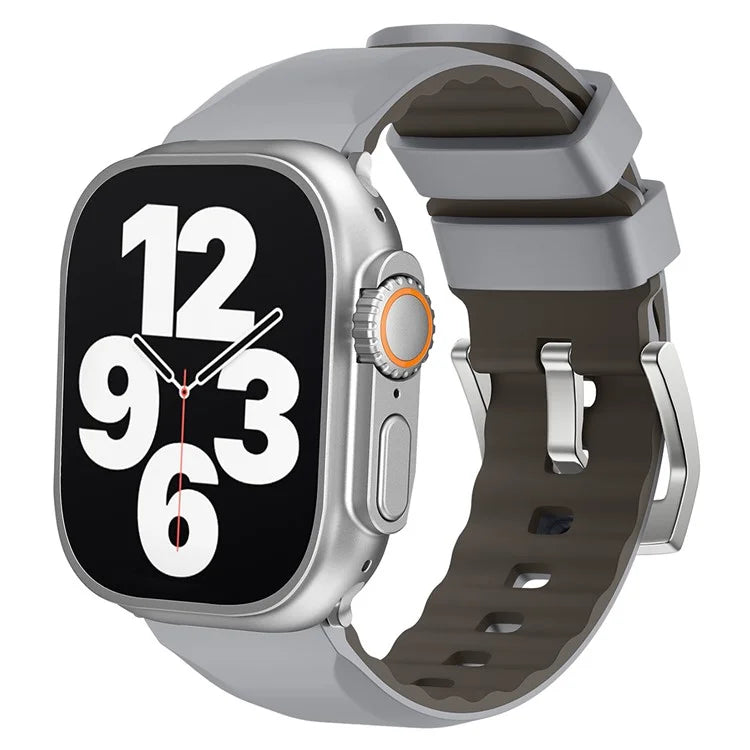 For Apple Watch Series 9 8 7 41mm  /  6 5 4 SE (2022) SE (2023) SE 40mm  /  3 2 1 38mm Silicone Watch Band