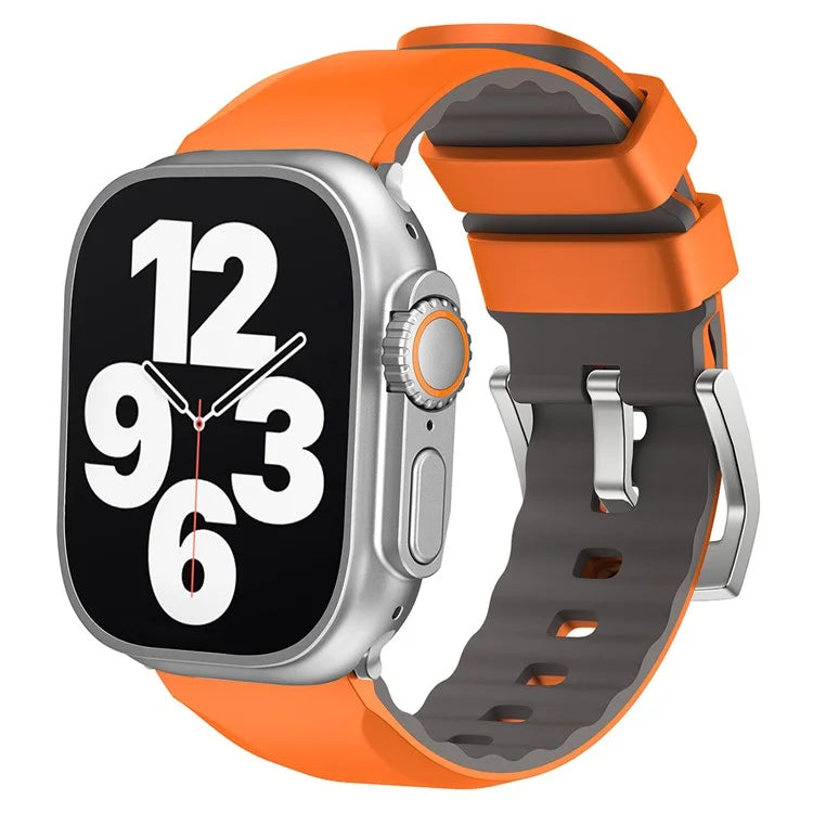 For Apple Watch Series 9 8 7 41mm  /  6 5 4 SE (2022) SE (2023) SE 40mm  /  3 2 1 38mm Silicone Watch Band