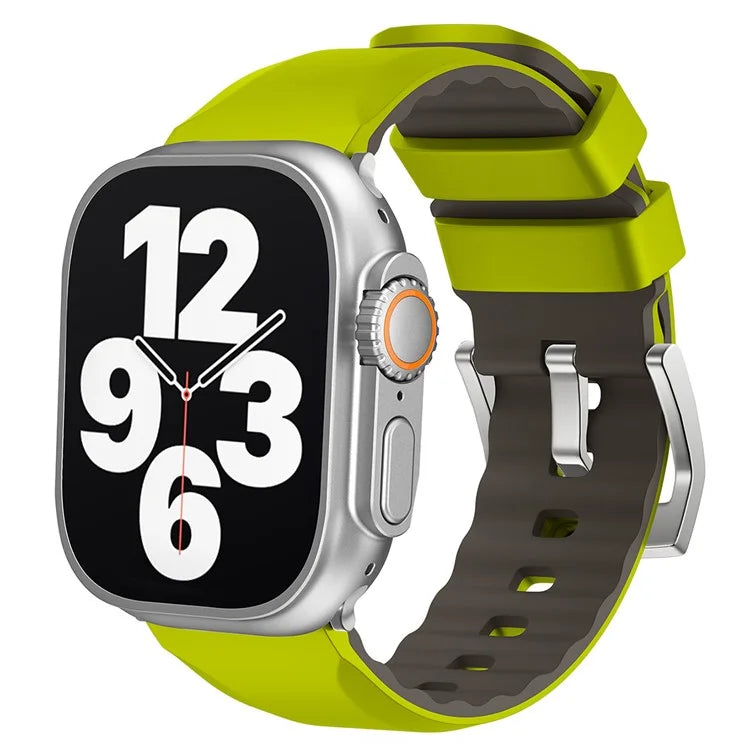 For Apple Watch Ultra 2 Ultra 49mm / 9 8 7 45mm / 6 5 4 SE (2023) SE (2022) SE 44mm / 3 2 1 42mm Strap Silicone Fitness Tracker Band