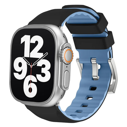 For Apple Watch Ultra 2 Ultra 49mm / 9 8 7 45mm / 6 5 4 SE (2023) SE (2022) SE 44mm / 3 2 1 42mm Strap Silicone Fitness Tracker Band