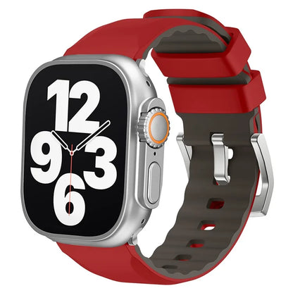 For Apple Watch Ultra 2 Ultra 49mm / 9 8 7 45mm / 6 5 4 SE (2023) SE (2022) SE 44mm / 3 2 1 42mm Strap Silicone Fitness Tracker Band