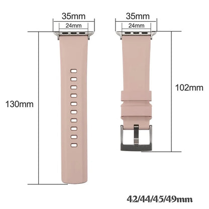 For Apple Watch Ultra 2 Ultra 49mm / 9 8 7 45mm / 6 5 4 SE (2023) SE (2022) SE 44mm / 3 2 1 42mm Strap Silicone Fitness Tracker Band