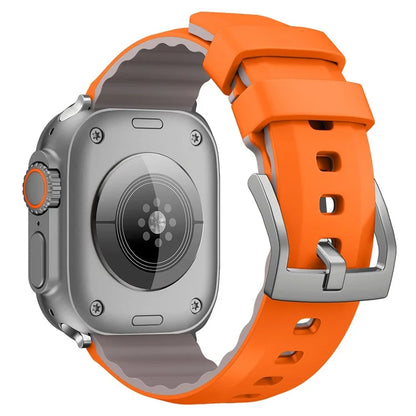 For Apple Watch Ultra 2 Ultra 49mm / 9 8 7 45mm / 6 5 4 SE (2023) SE (2022) SE 44mm / 3 2 1 42mm Strap Silicone Fitness Tracker Band