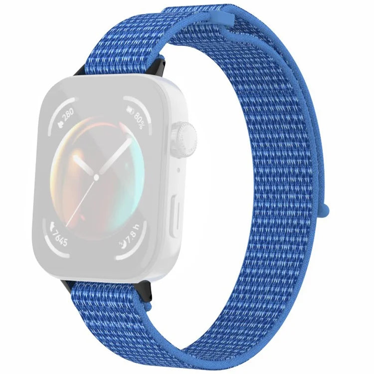 For Huawei Watch Fit 3 Watch Strap Magic Tape Nylon Wrist Band