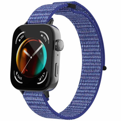 For Huawei Watch Fit 3 Watch Strap Magic Tape Nylon Wrist Band