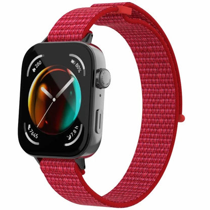 For Huawei Watch Fit 3 Watch Strap Magic Tape Nylon Wrist Band