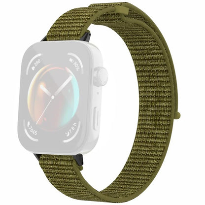 For Huawei Watch Fit 3 Watch Strap Magic Tape Nylon Wrist Band
