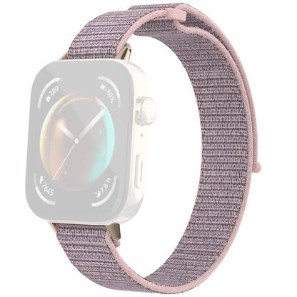 For Huawei Watch Fit 3 Watch Strap Magic Tape Nylon Wrist Band