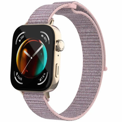 For Huawei Watch Fit 3 Watch Strap Magic Tape Nylon Wrist Band