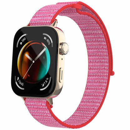 For Huawei Watch Fit 3 Watch Strap Magic Tape Nylon Wrist Band