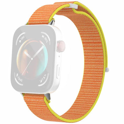 For Huawei Watch Fit 3 Watch Strap Magic Tape Nylon Wrist Band