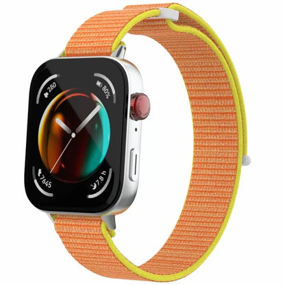 For Huawei Watch Fit 3 Watch Strap Magic Tape Nylon Wrist Band