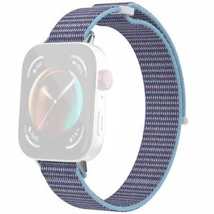 For Huawei Watch Fit 3 Watch Strap Magic Tape Nylon Wrist Band