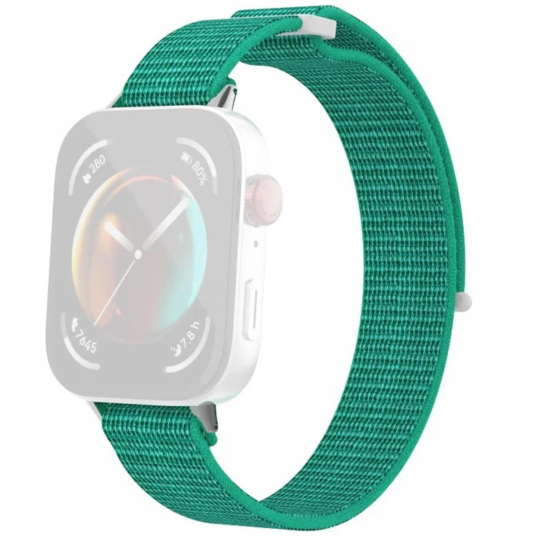 For Huawei Watch Fit 3 Watch Strap Magic Tape Nylon Wrist Band