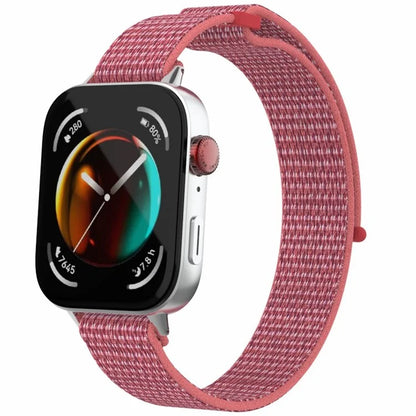 For Huawei Watch Fit 3 Watch Strap Magic Tape Nylon Wrist Band