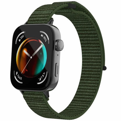 For Huawei Watch Fit 3 Watch Strap Magic Tape Nylon Wrist Band