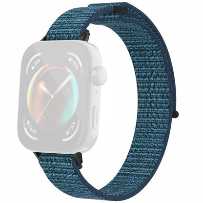 For Huawei Watch Fit 3 Watch Strap Magic Tape Nylon Wrist Band