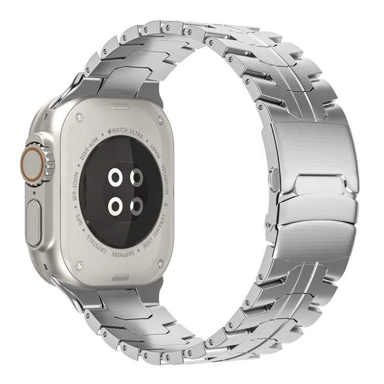 For Apple Watch Ultra 2 Ultra 49mm  /  Series 9 8 7 45mm  /  6 5 4 SE (2022) SE (2023) SE 44mm  /  3 2 1 42mm Watch Strap Titanium