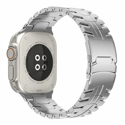 For Apple Watch Ultra 2 Ultra 49mm  /  Series 9 8 7 45mm  /  6 5 4 SE (2022) SE (2023) SE 44mm  /  3 2 1 42mm Watch Strap Titanium