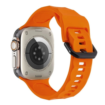 For Apple Watch Ultra 2 Ultra 49mm / 9 8 7 45mm / 6 5 4 SE (2022) SE (2023) SE 44mm / 3 2 1 42mm Silicone Watch Strap