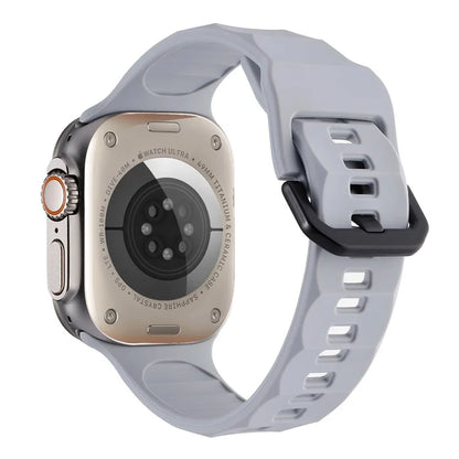 For Apple Watch Ultra 2 Ultra 49mm / 9 8 7 45mm / 6 5 4 SE (2022) SE (2023) SE 44mm / 3 2 1 42mm Silicone Watch Strap