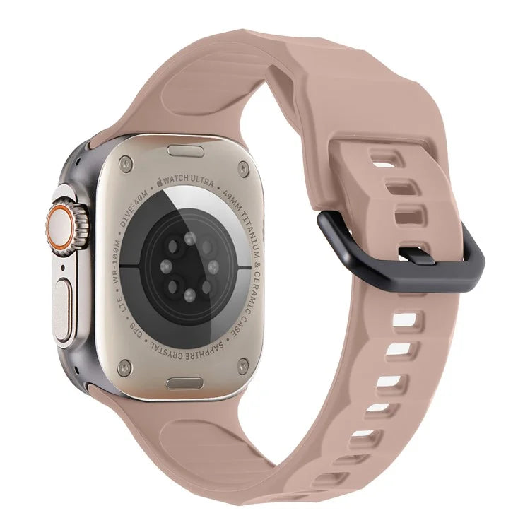 For Apple Watch Ultra 2 Ultra 49mm / 9 8 7 45mm / 6 5 4 SE (2022) SE (2023) SE 44mm / 3 2 1 42mm Silicone Watch Strap