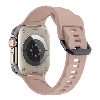 For Apple Watch Ultra 2 Ultra 49mm / 9 8 7 45mm / 6 5 4 SE (2022) SE (2023) SE 44mm / 3 2 1 42mm Silicone Watch Strap