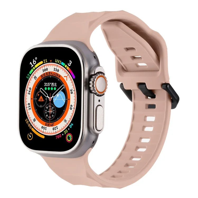 For Apple Watch Ultra 2 Ultra 49mm / 9 8 7 45mm / 6 5 4 SE (2022) SE (2023) SE 44mm / 3 2 1 42mm Silicone Watch Strap