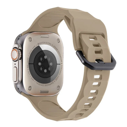 For Apple Watch Ultra 2 Ultra 49mm / 9 8 7 45mm / 6 5 4 SE (2022) SE (2023) SE 44mm / 3 2 1 42mm Silicone Watch Strap