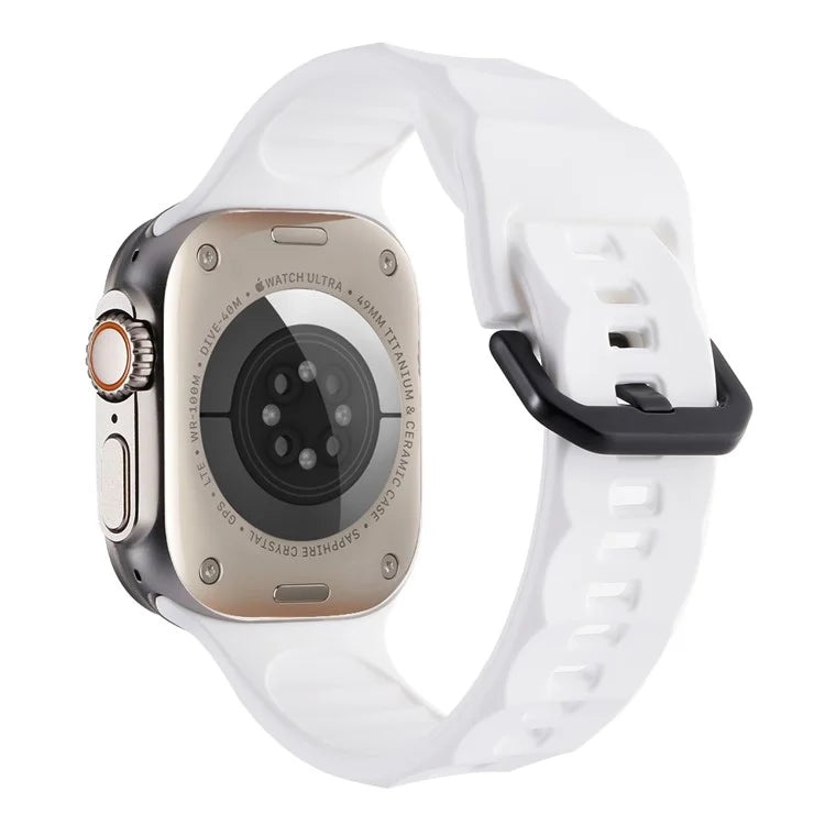 For Apple Watch Ultra 2 Ultra 49mm / 9 8 7 45mm / 6 5 4 SE (2022) SE (2023) SE 44mm / 3 2 1 42mm Silicone Watch Strap