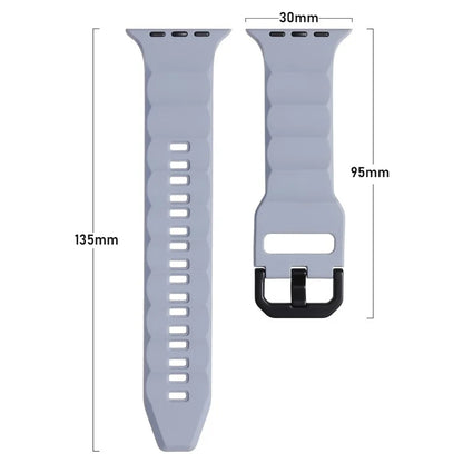 For Apple Watch Ultra 2 Ultra 49mm / 9 8 7 45mm / 6 5 4 SE (2022) SE (2023) SE 44mm / 3 2 1 42mm Silicone Watch Strap