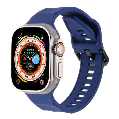 For Apple Watch Ultra 2 Ultra 49mm / 9 8 7 45mm / 6 5 4 SE (2022) SE (2023) SE 44mm / 3 2 1 42mm Silicone Watch Strap