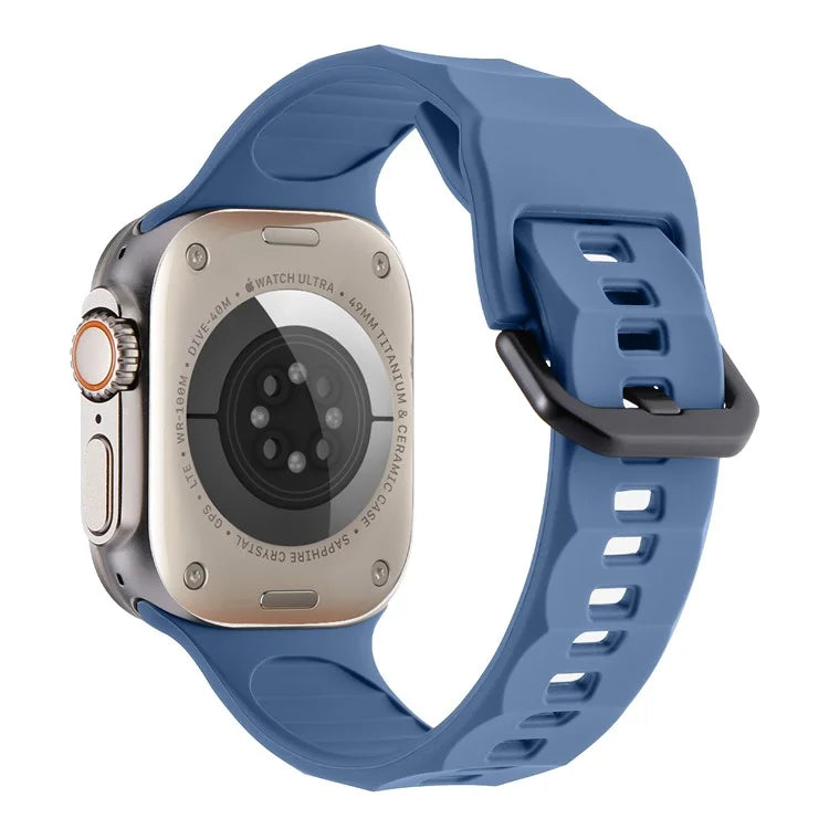 For Apple Watch Ultra 2 Ultra 49mm / 9 8 7 45mm / 6 5 4 SE (2022) SE (2023) SE 44mm / 3 2 1 42mm Silicone Watch Strap