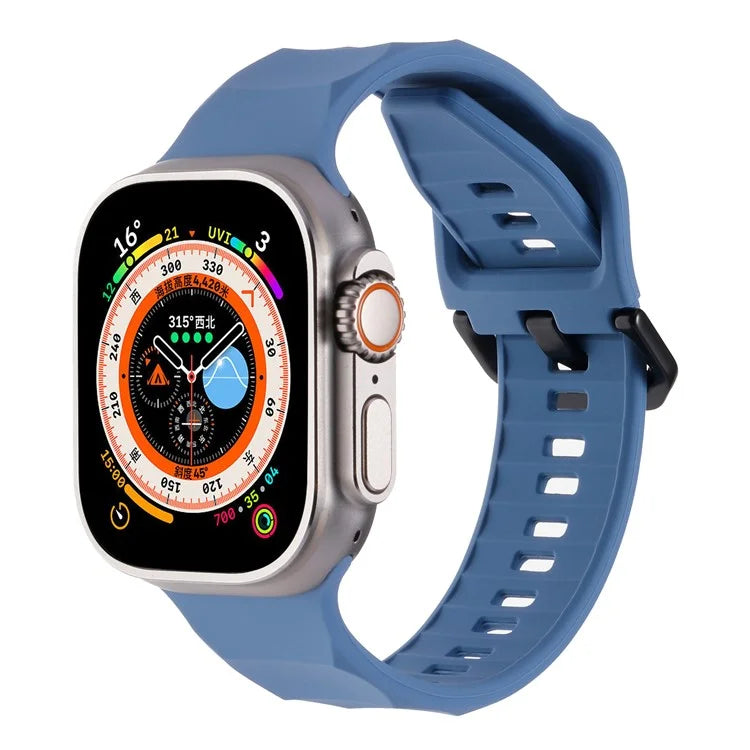 For Apple Watch Ultra 2 Ultra 49mm / 9 8 7 45mm / 6 5 4 SE (2022) SE (2023) SE 44mm / 3 2 1 42mm Silicone Watch Strap
