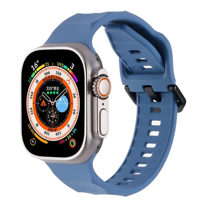 For Apple Watch Ultra 2 Ultra 49mm / 9 8 7 45mm / 6 5 4 SE (2022) SE (2023) SE 44mm / 3 2 1 42mm Silicone Watch Strap