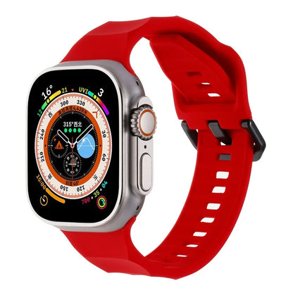 For Apple Watch Ultra 2 Ultra 49mm / 9 8 7 45mm / 6 5 4 SE (2022) SE (2023) SE 44mm / 3 2 1 42mm Silicone Watch Strap