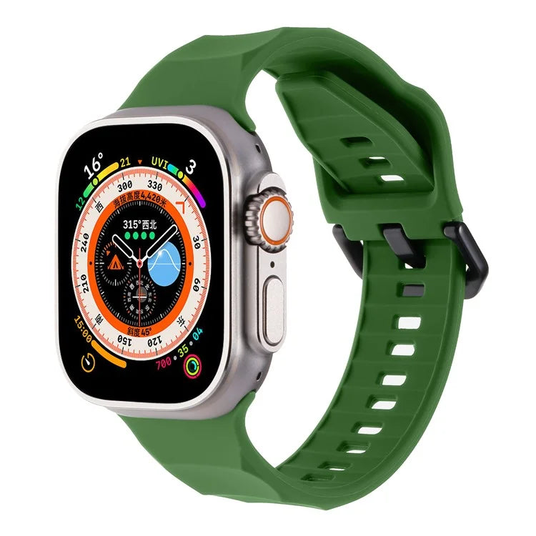 For Apple Watch Ultra 2 Ultra 49mm / 9 8 7 45mm / 6 5 4 SE (2022) SE (2023) SE 44mm / 3 2 1 42mm Silicone Watch Strap