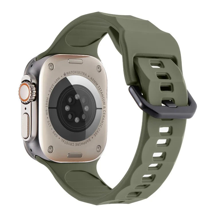 For Apple Watch Ultra 2 Ultra 49mm / 9 8 7 45mm / 6 5 4 SE (2022) SE (2023) SE 44mm / 3 2 1 42mm Silicone Watch Strap