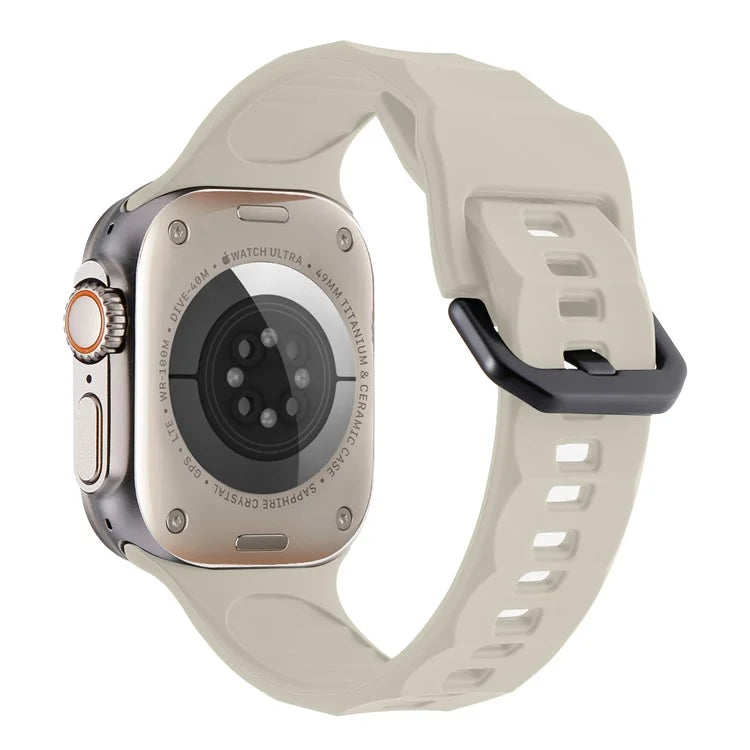 For Apple Watch Ultra 2 Ultra 49mm / 9 8 7 45mm / 6 5 4 SE (2022) SE (2023) SE 44mm / 3 2 1 42mm Silicone Watch Strap