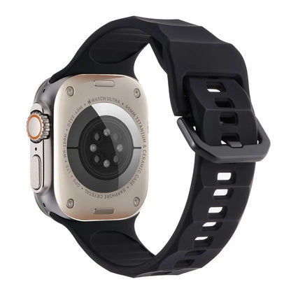 For Apple Watch Ultra 2 Ultra 49mm / 9 8 7 45mm / 6 5 4 SE (2022) SE (2023) SE 44mm / 3 2 1 42mm Silicone Watch Strap