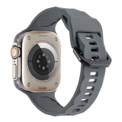 For Apple Watch Ultra 2 Ultra 49mm / 9 8 7 45mm / 6 5 4 SE (2022) SE (2023) SE 44mm / 3 2 1 42mm Silicone Watch Strap