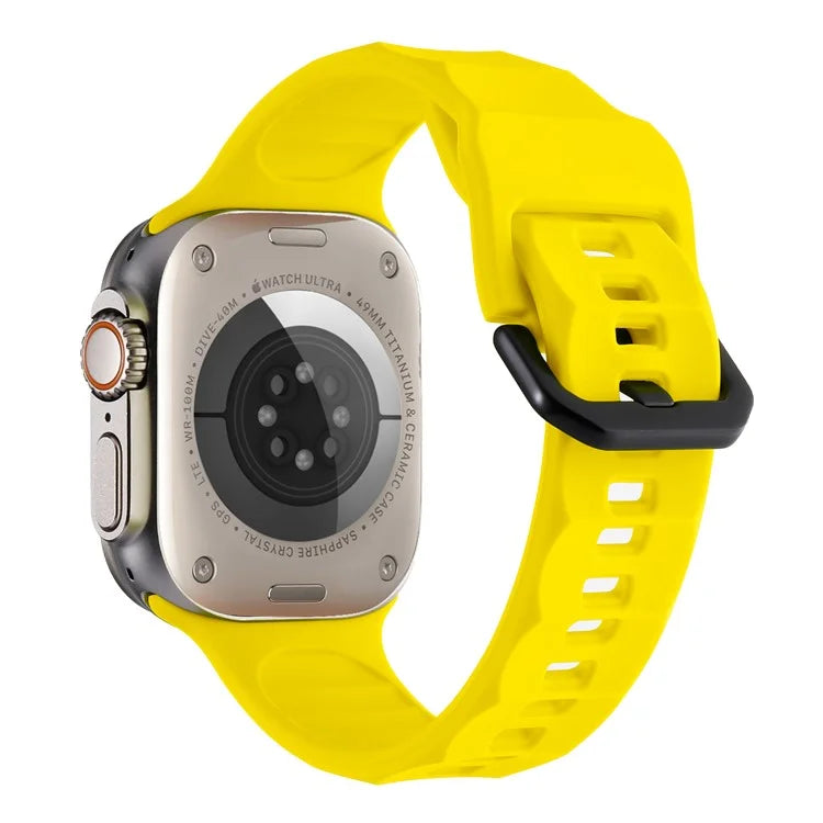 For Apple Watch Ultra 2 Ultra 49mm / 9 8 7 45mm / 6 5 4 SE (2022) SE (2023) SE 44mm / 3 2 1 42mm Silicone Watch Strap