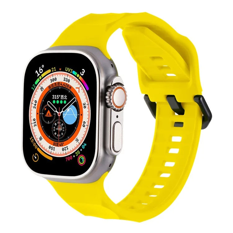 For Apple Watch Ultra 2 Ultra 49mm / 9 8 7 45mm / 6 5 4 SE (2022) SE (2023) SE 44mm / 3 2 1 42mm Silicone Watch Strap