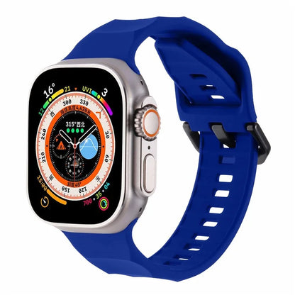 For Apple Watch Ultra 2 Ultra 49mm / 9 8 7 45mm / 6 5 4 SE (2022) SE (2023) SE 44mm / 3 2 1 42mm Silicone Watch Strap