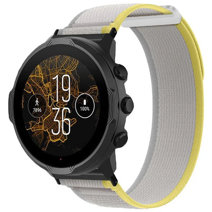 For Suunto Spartan Sport Wrist HR Baro / Suunto 9 Nylon Watch Band 24mm Loop Fastener Strap