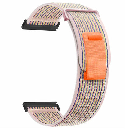 For Suunto Spartan Sport Wrist HR Baro / Suunto 9 Nylon Watch Band 24mm Loop Fastener Strap