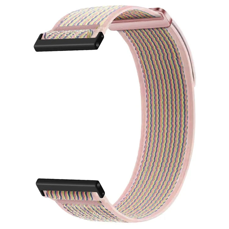 For Suunto Spartan Sport Wrist HR Baro / Suunto 9 Nylon Watch Band 24mm Loop Fastener Strap