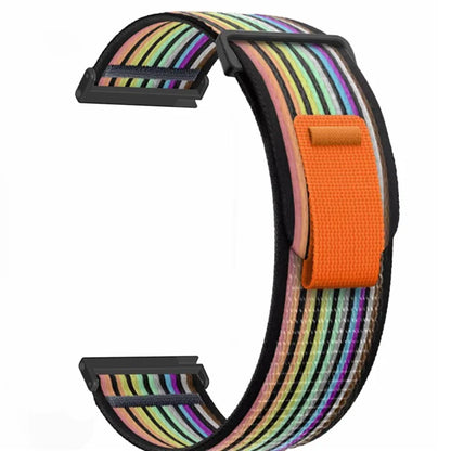 For Suunto Spartan Sport Wrist HR Baro / Suunto 9 Nylon Watch Band 24mm Loop Fastener Strap