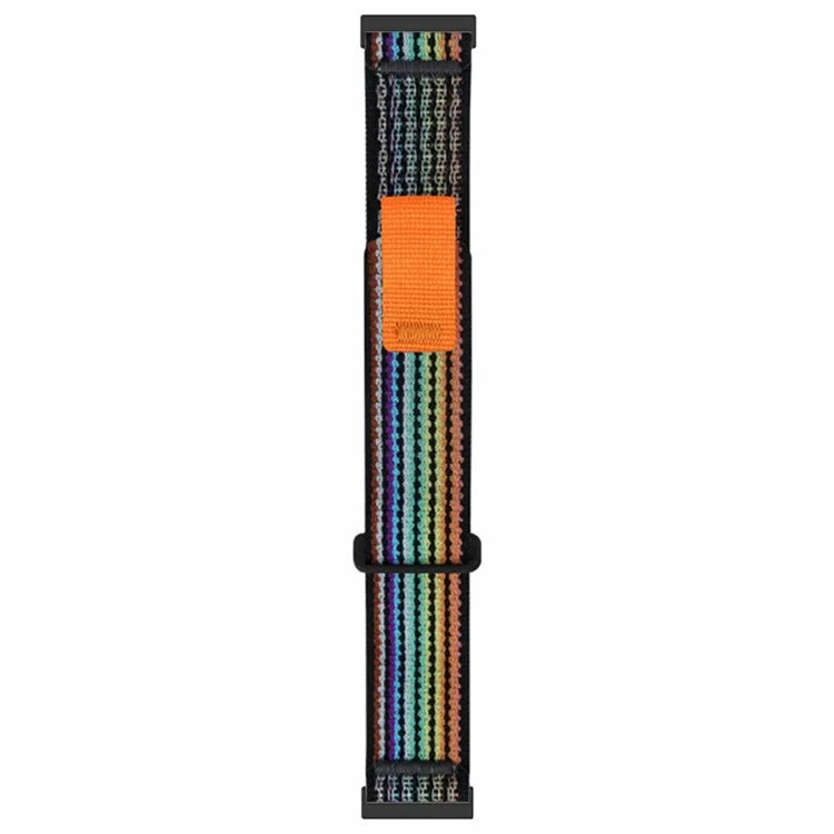 For Suunto Spartan Sport Wrist HR Baro / Suunto 9 Nylon Watch Band 24mm Loop Fastener Strap