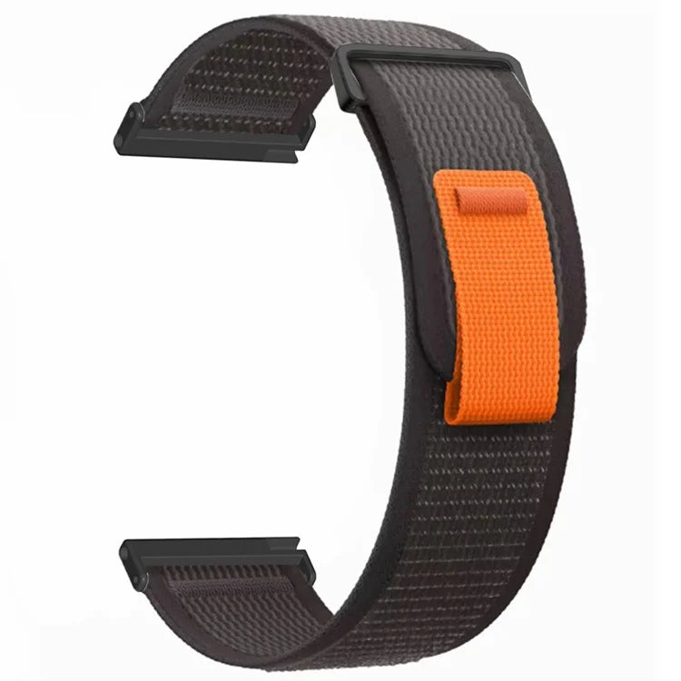 For Suunto Spartan Sport Wrist HR Baro / Suunto 9 Nylon Watch Band 24mm Loop Fastener Strap